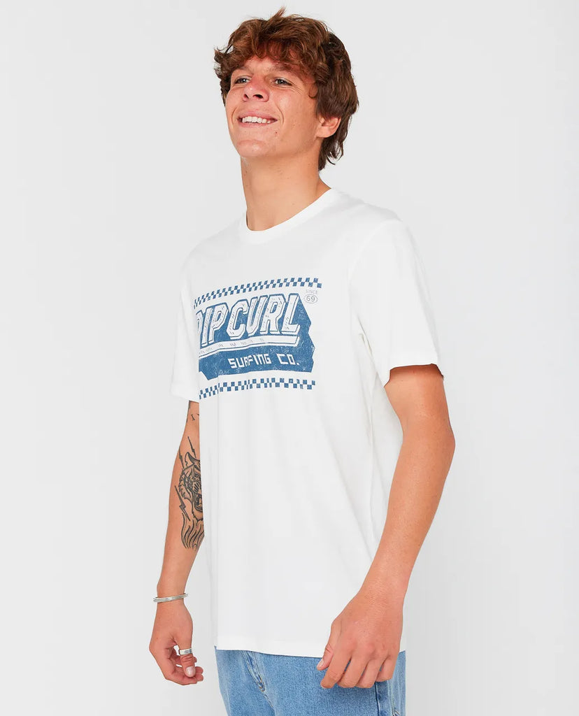 Camiseta Rip Curl Sportline Invader Bone