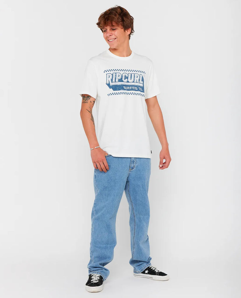 Camiseta Rip Curl Sportline Invader Bone