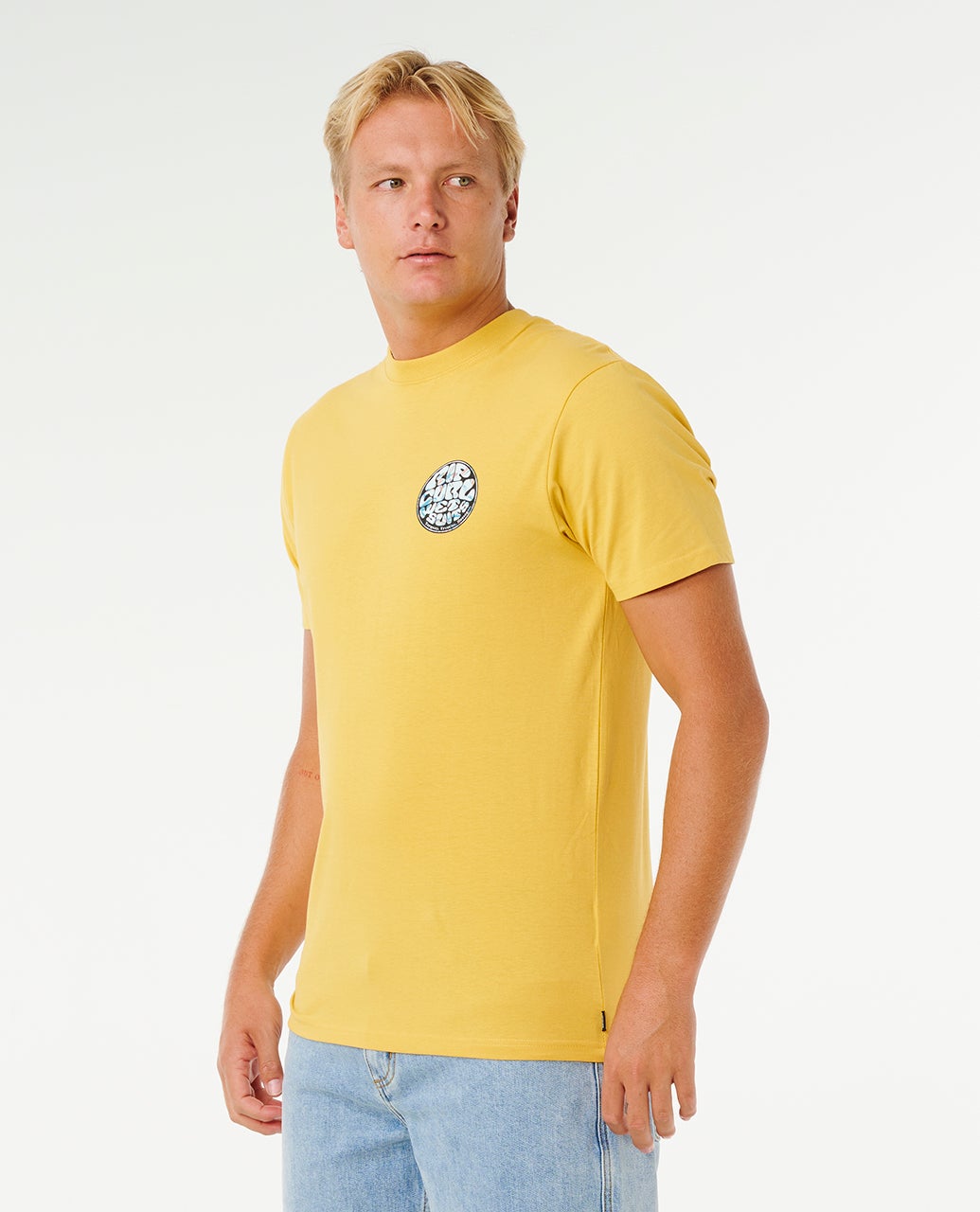 Camiseta Rip Curl Wettie Passage Icon Tee Ochre