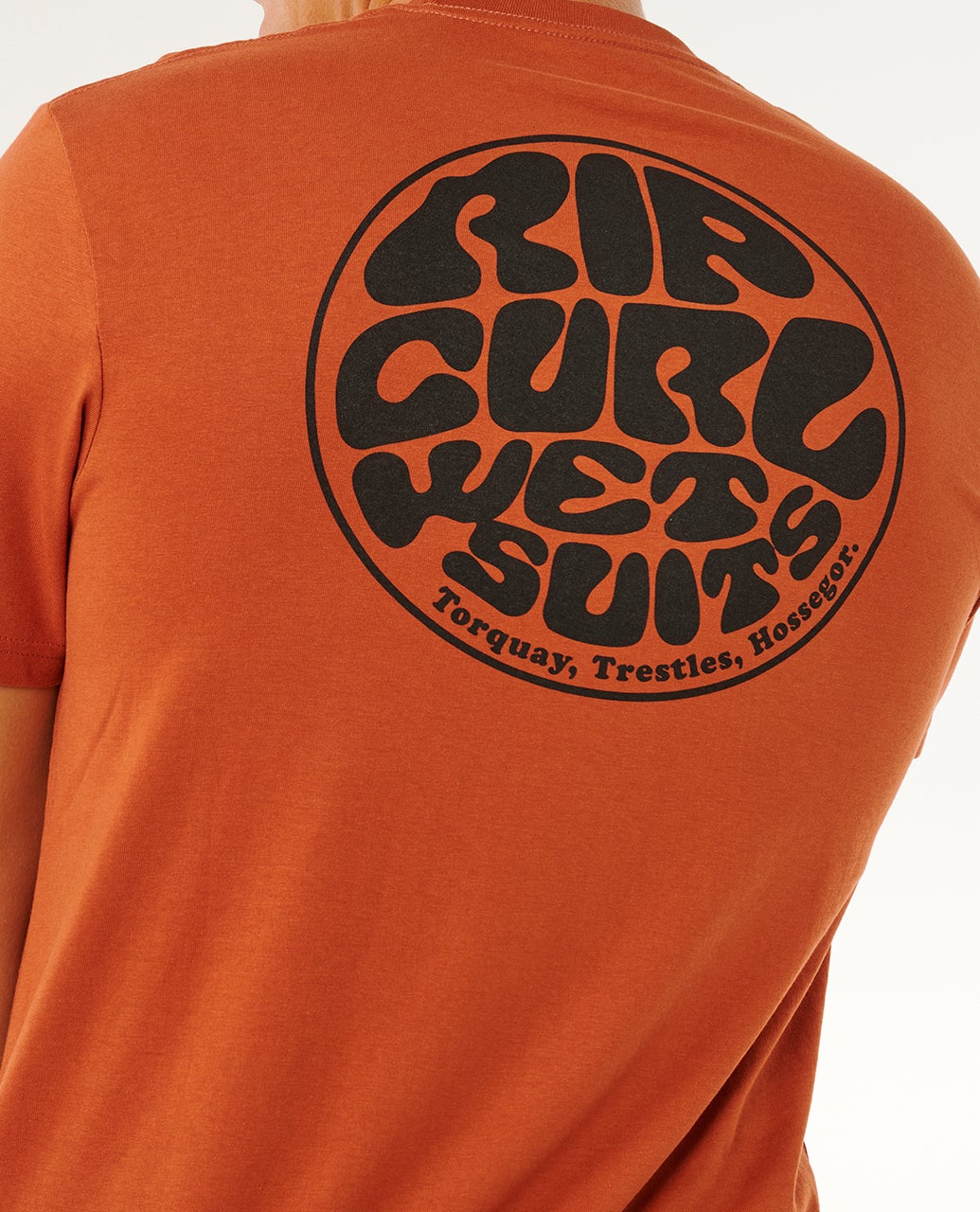 Camiseta Rip Curl Wettie Passage Icon Tee Baked Clay