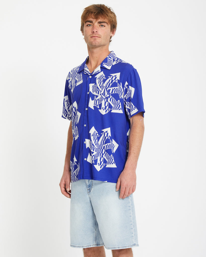 Camisa Volcom Boldstone Royal