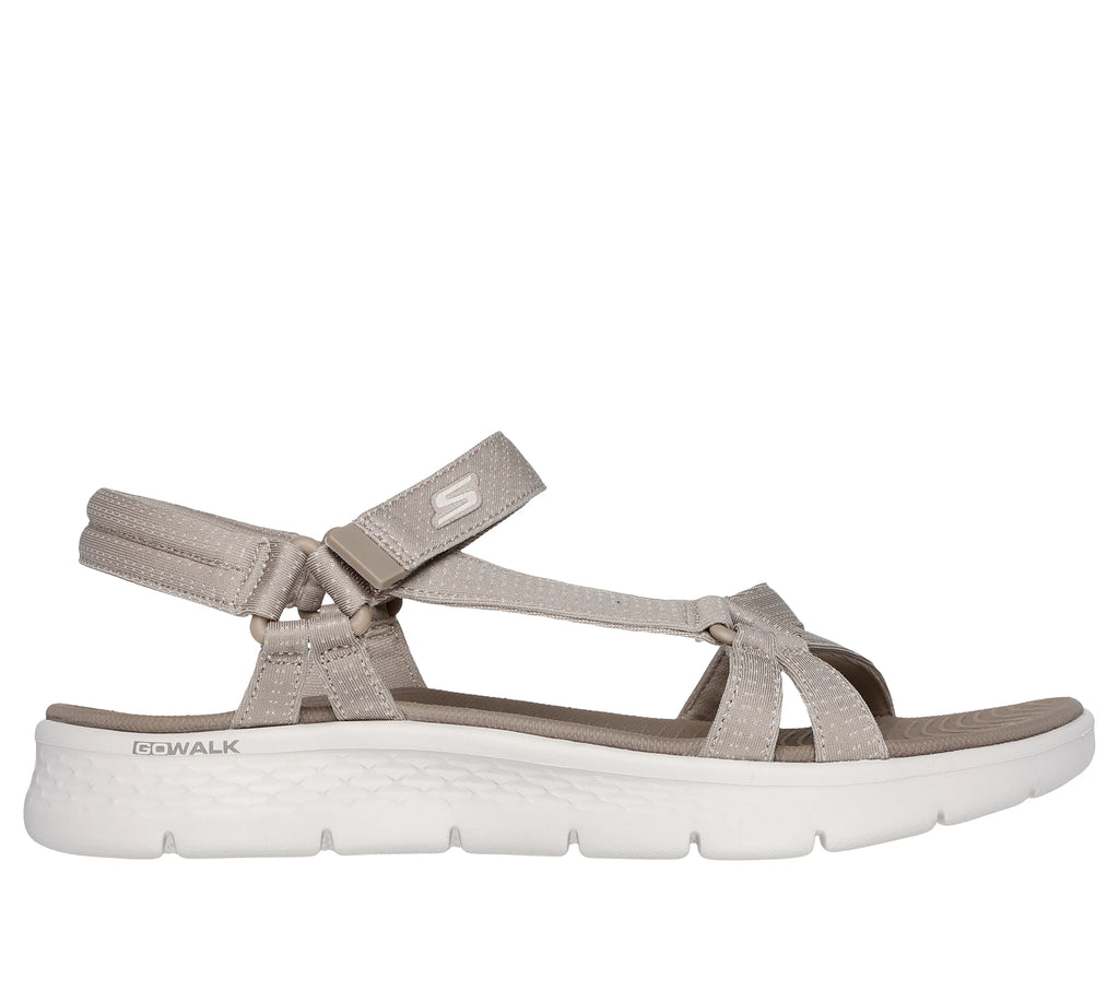 Sandalias Skechers Go Walk Flex Taupe