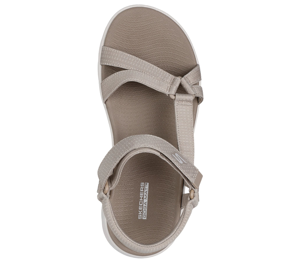 Sandalias Skechers Go Walk Flex Taupe