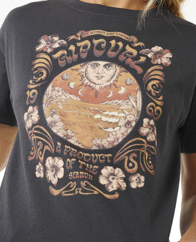 Camiseta Rip Curl Celestial Search Washed BLack