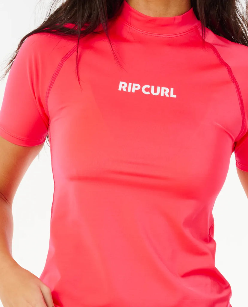 Licra Rip Curl Classic Surf Rashguard Electric Red