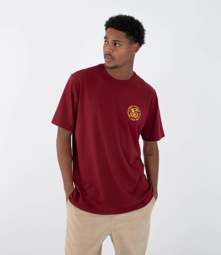Camiseta Hurley Hawaiian Islands True Red