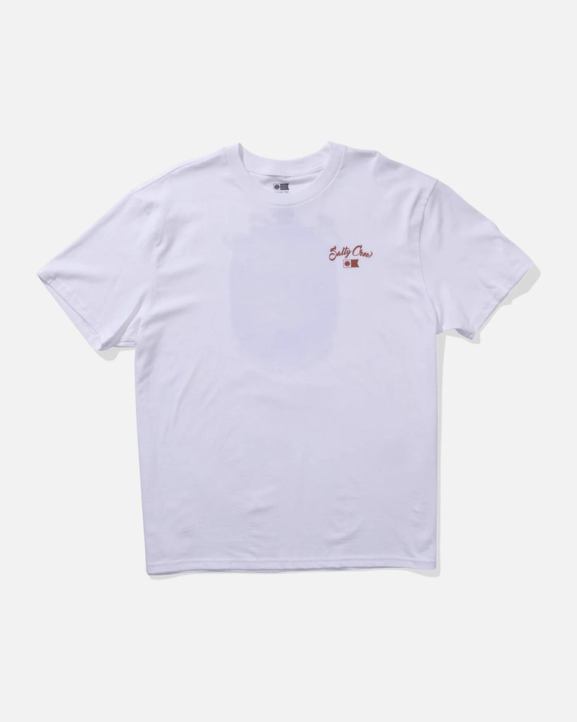 Camiseta Salty Crew Red Fish Classic White