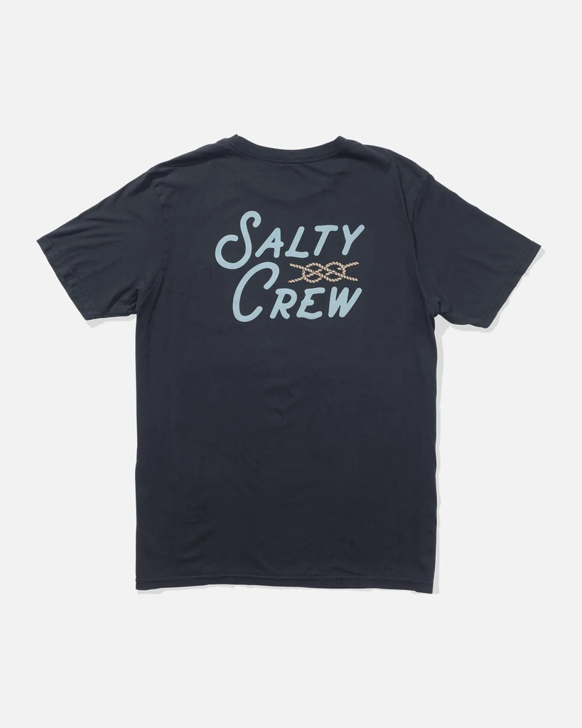 Camiseta Salty Crew Splice Vintage Pocket Washed Black
