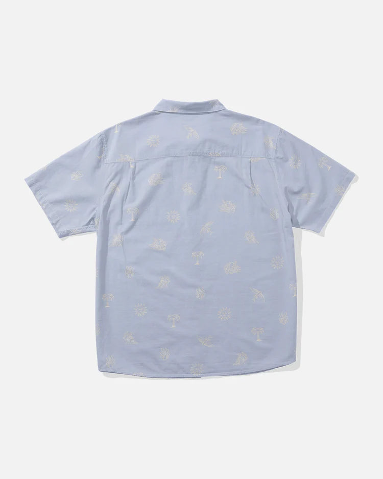 Camisa Salty Crew Good Vibes Blue Fog