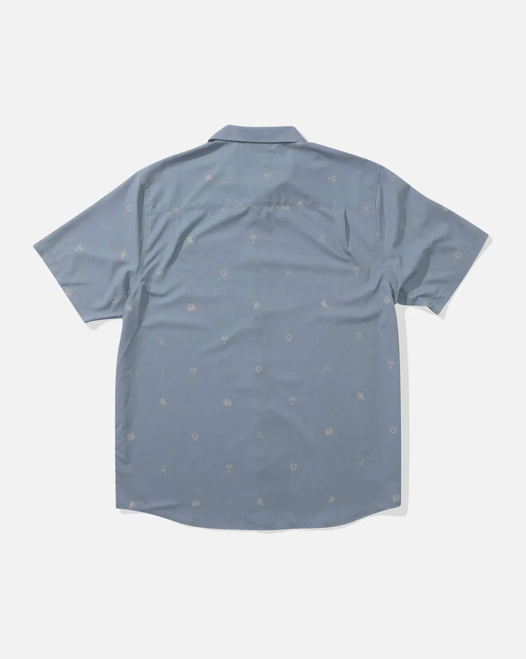Camisa Salty Crew Micro Vibes Tech Deep Sea