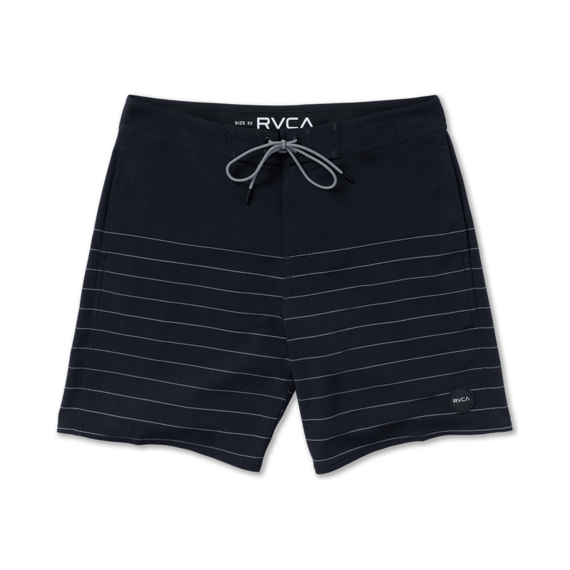 Bañador RVCA Steady Stripe Trunk - Negro (Black) - imagen oficial principal del producto