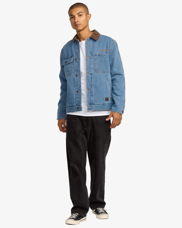 Chaqueta Rvca Post Dayshift Blue Denim