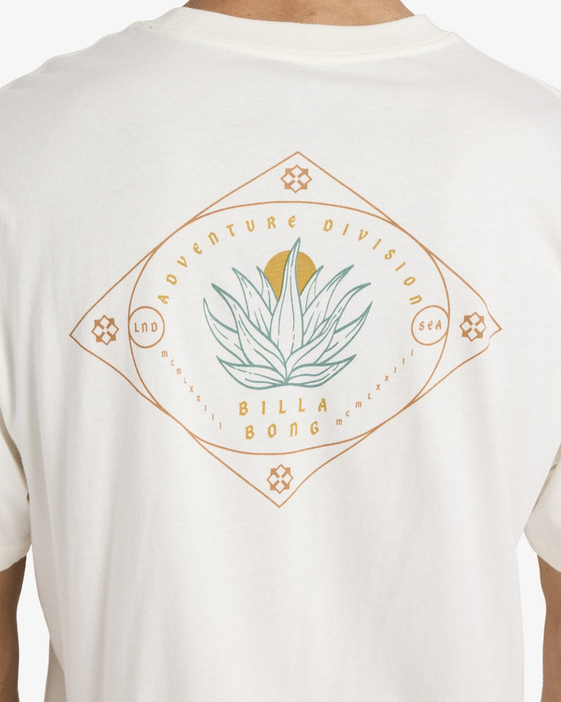Camiseta Billabong Agave A/Div Premium Off White
