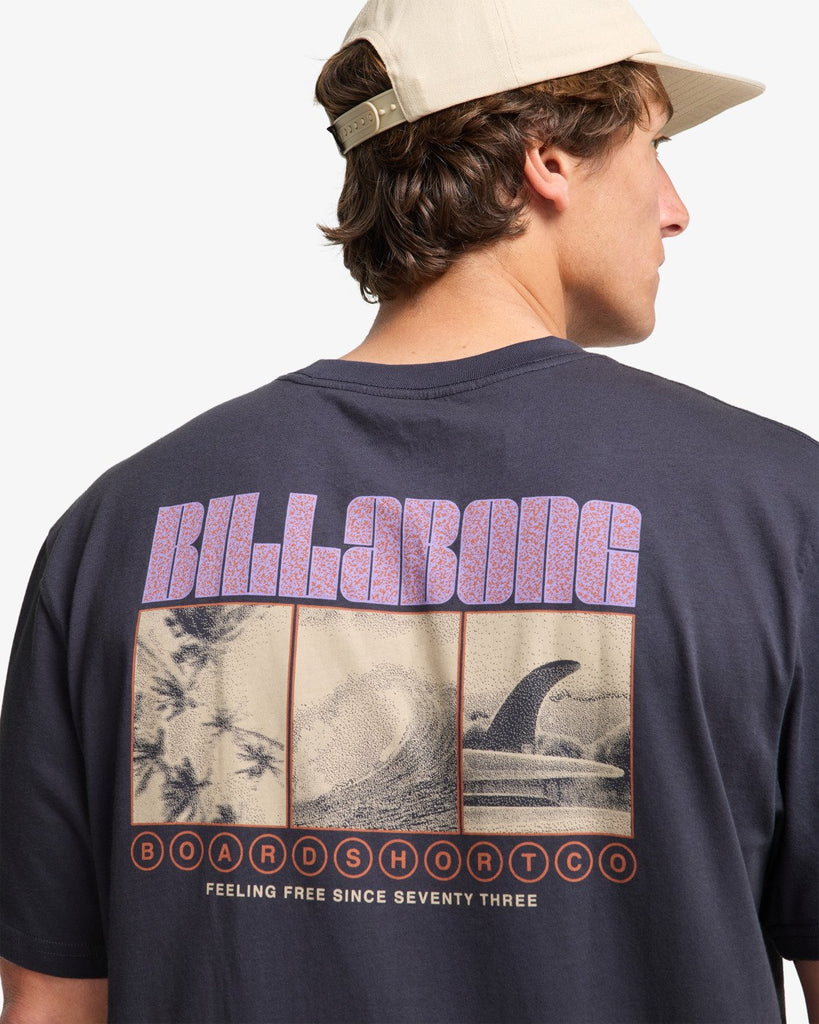 Camiseta Billabong Broadsheet Premium Graystone