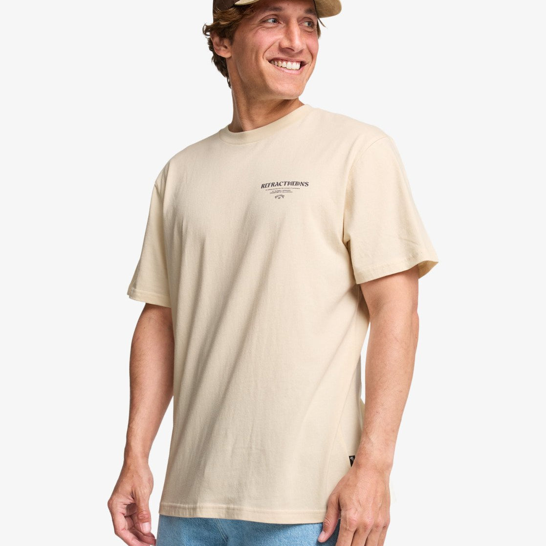 Camiseta Billabong Russel Spencer Refractions Oyster Gray, detalle del producto