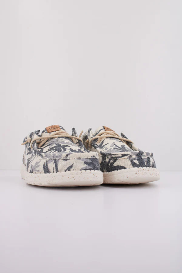 Zapatillas Hey Dude Wally Palm Jute Egert/Cloud Blue