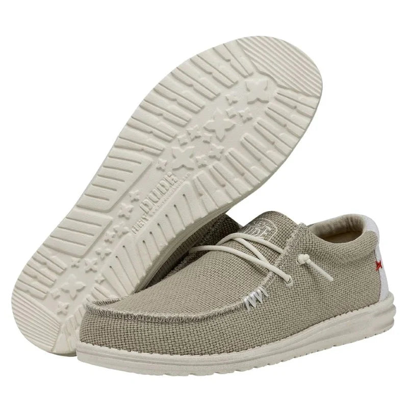 Zapatillas Hey Dude Wally Braided Off White