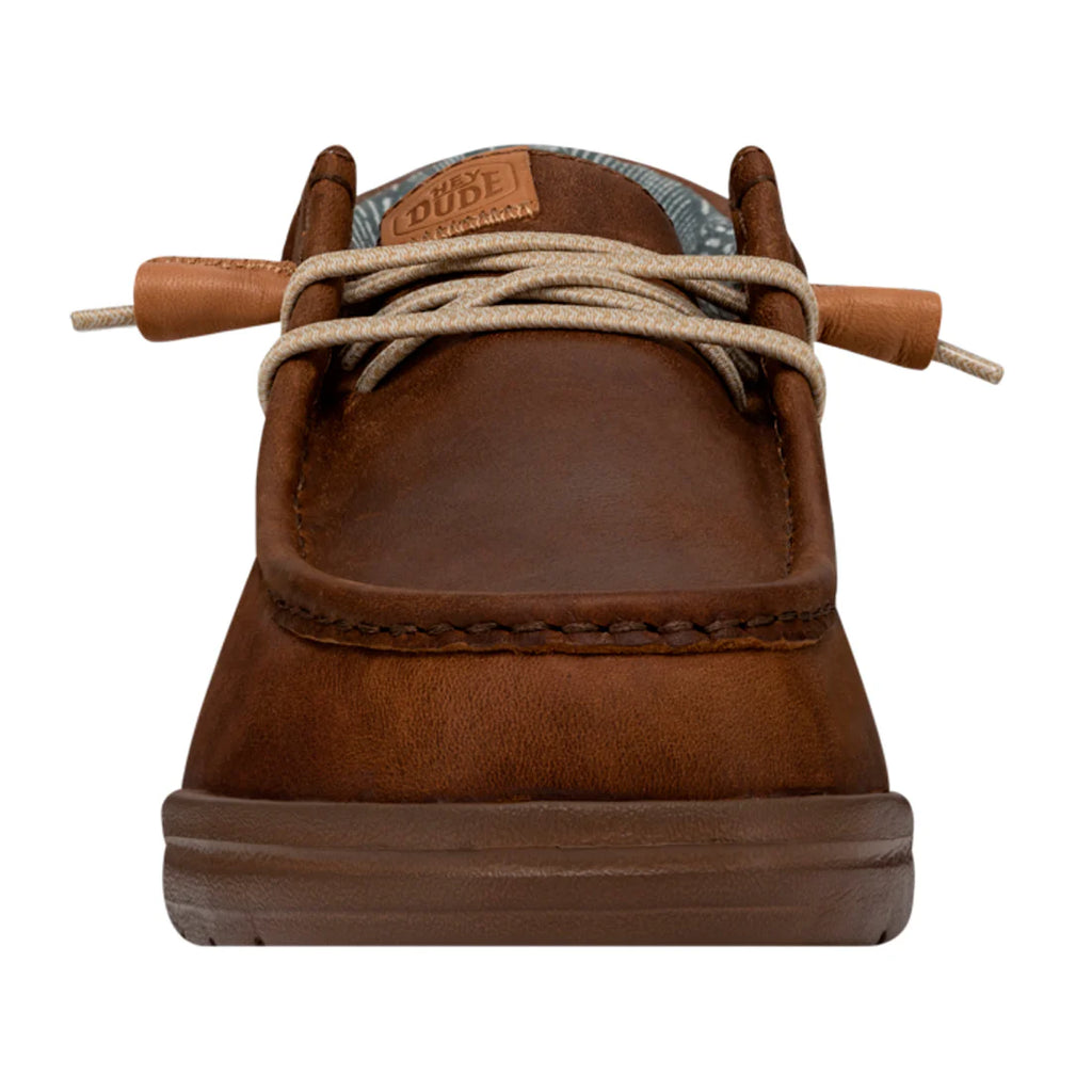 Zapatillas Hey Dude Wally Grip Craft Leather Brown
