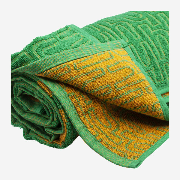 Toalla Havaianas Logo Green Yellow