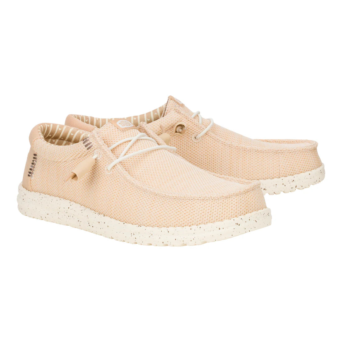 Zapatillas Hey Dude Wally Strecht Sox Irish Cream/Egret