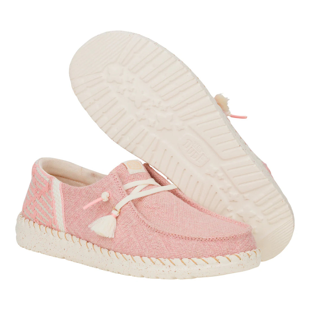 Zapatillas Hey Dude Wendy Funk Coastal Jute Pink