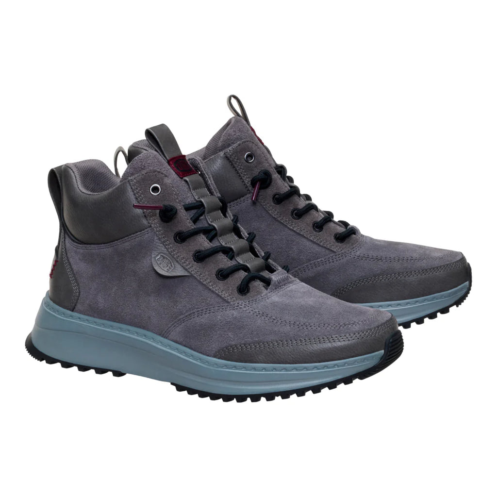 botas hey dude de color gris repelentes al agua