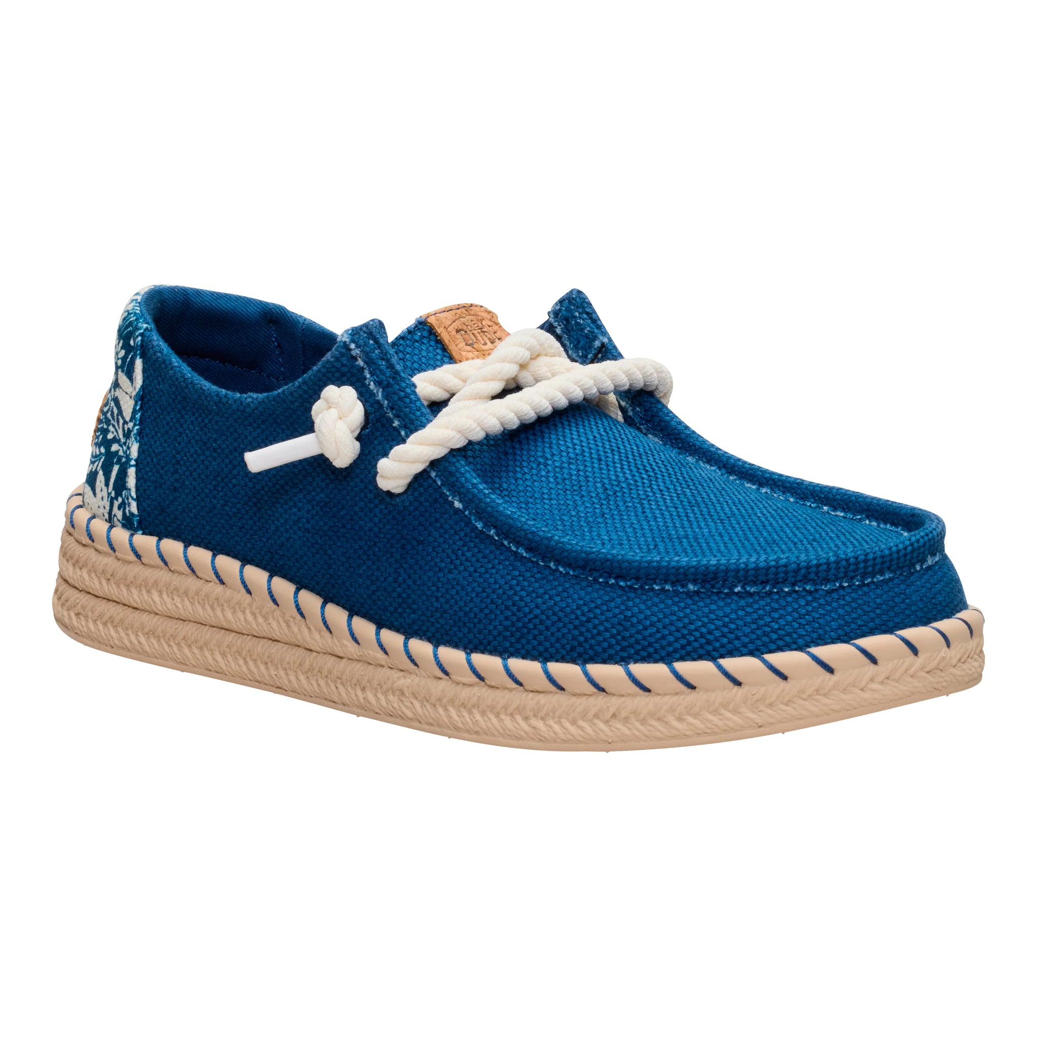 Zapatillas Hey Dude Wendy Espadrille Hibiscus Ensign Blue