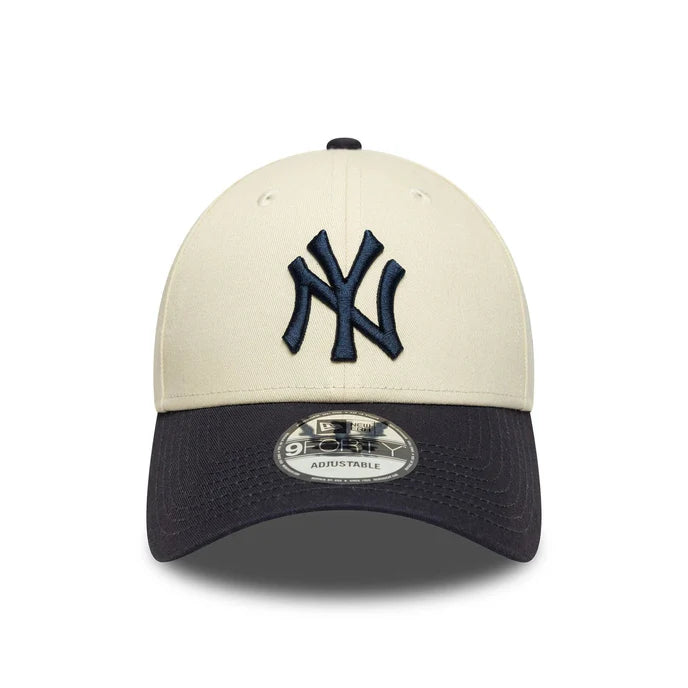 Gorra New Era League Basic NY Bone Black II