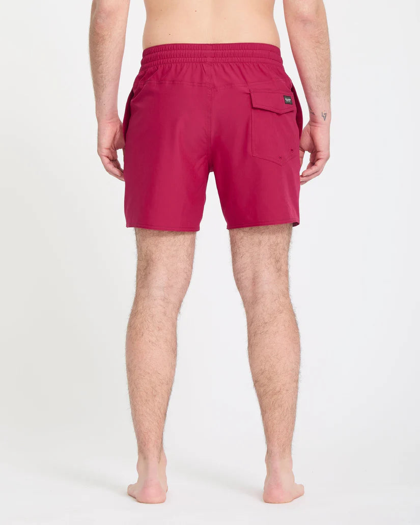 Bañador Volcom Lido Solid Trunk 16 Sangría