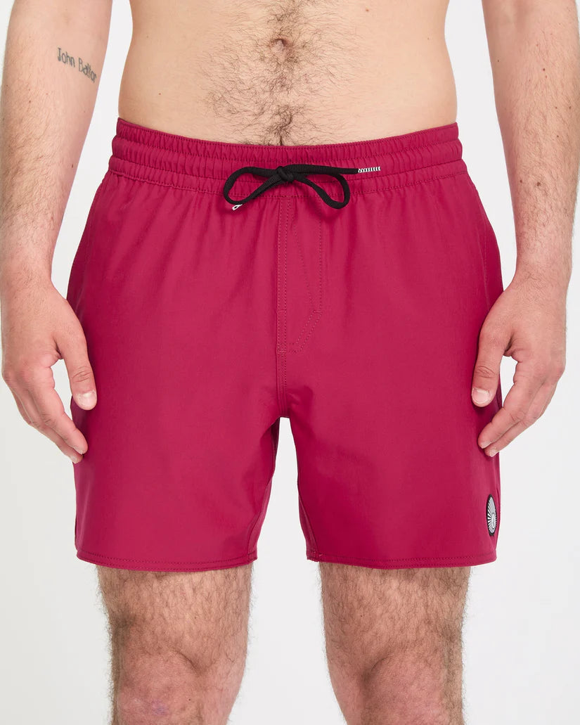 Bañador Volcom Lido Solid Trunk 16 Sangría