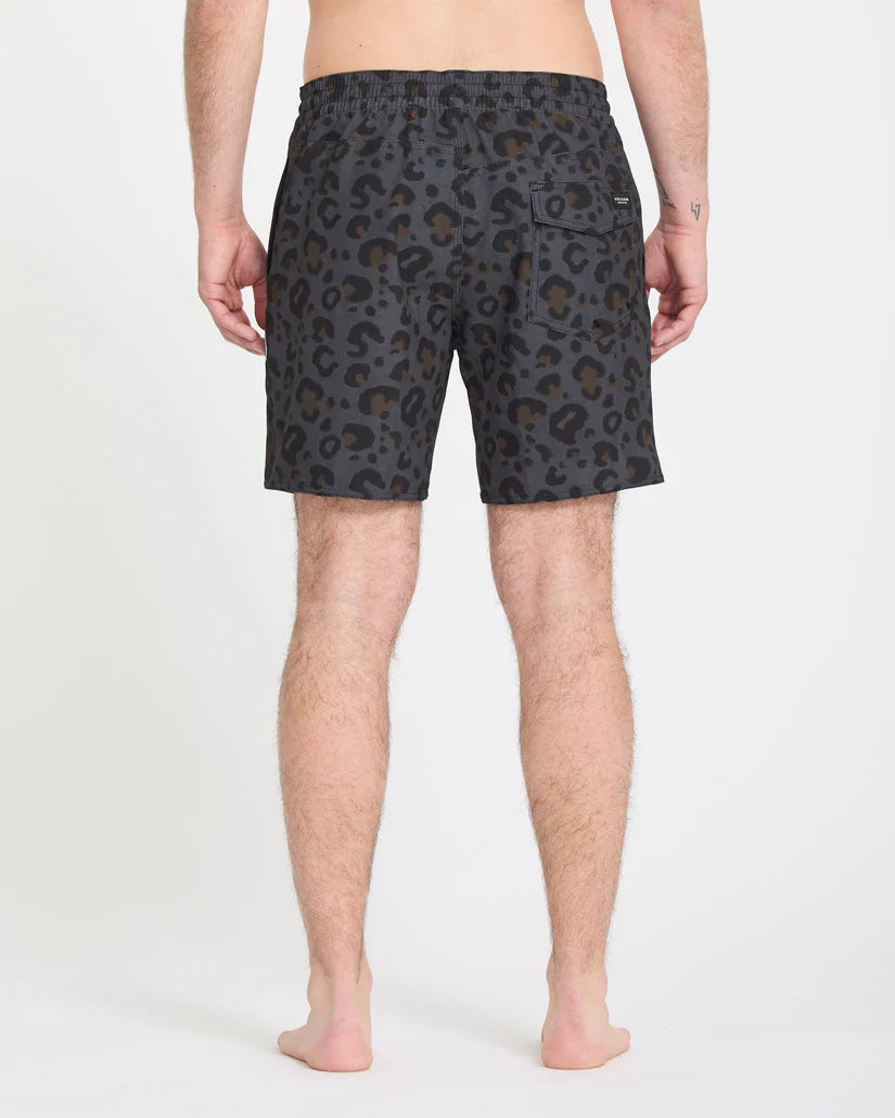 Bañador Volcom Melange Trunk 17´ Asphalt Black