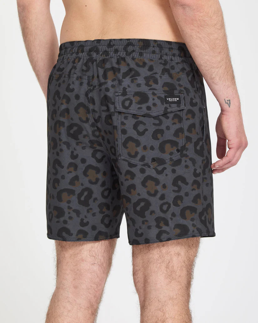 Bañador Volcom Melange Trunk 17´ Asphalt Black