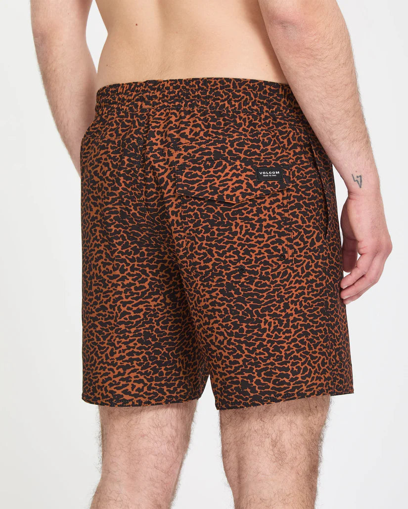 Bañador Volcom Melange Trunk 17 Brown Horn
