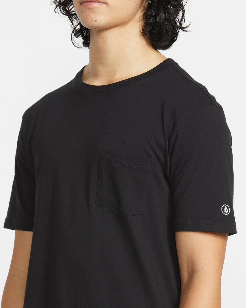 Camiseta Volcom Solid Pocket Black