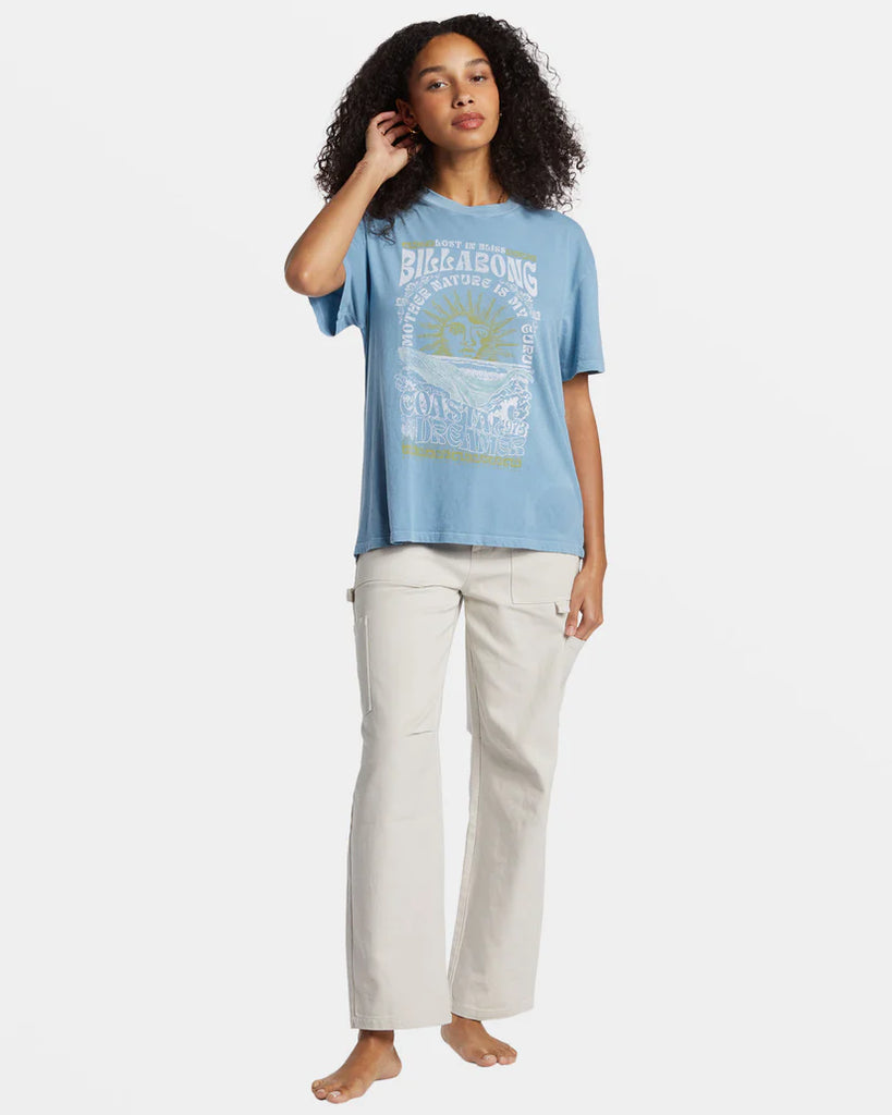 Camiseta Billabong Lost In Bliss Blue Shadow