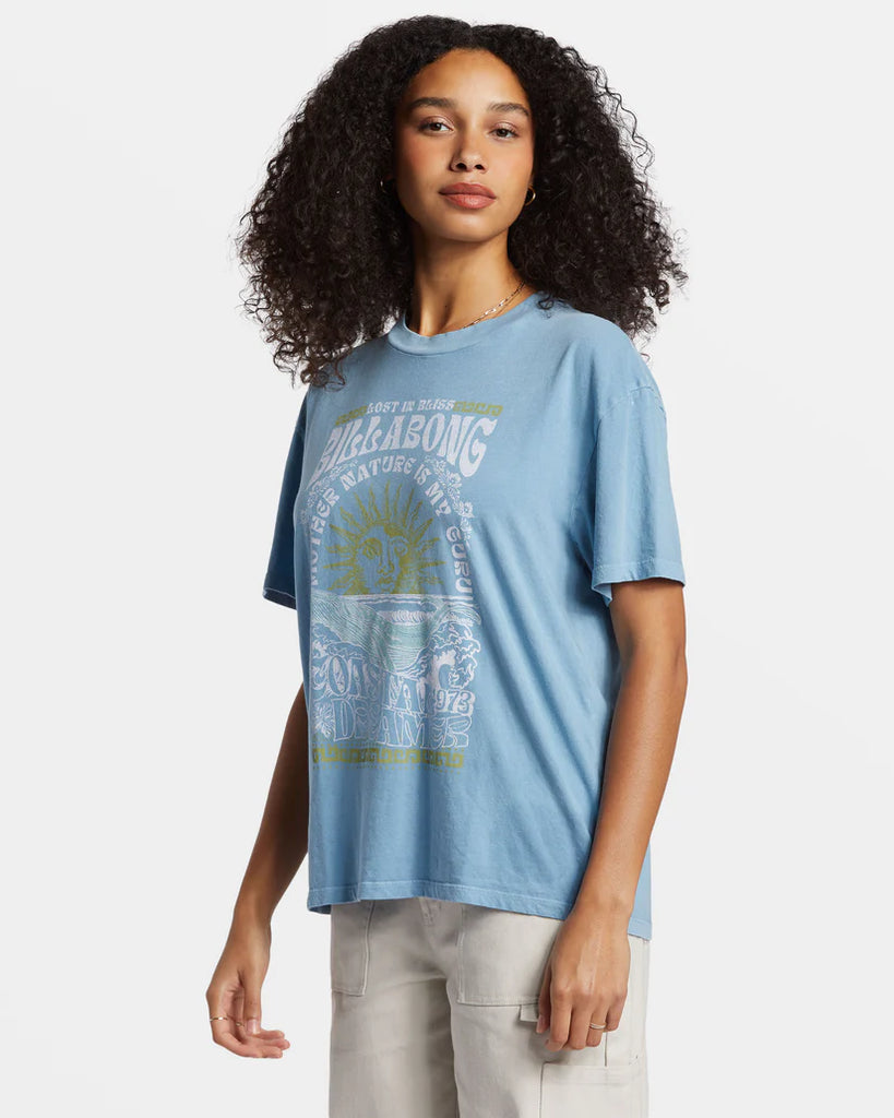 Camiseta Billabong Lost In Bliss Blue Shadow