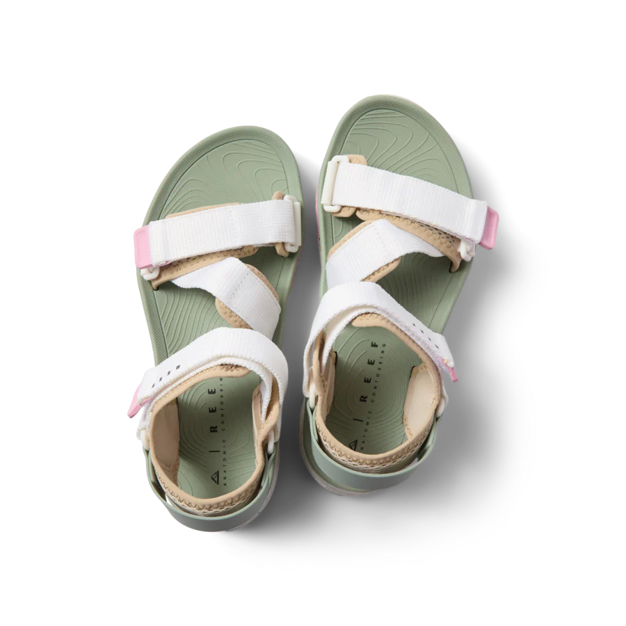 Sandalias Reef Cross--Shore White Frost