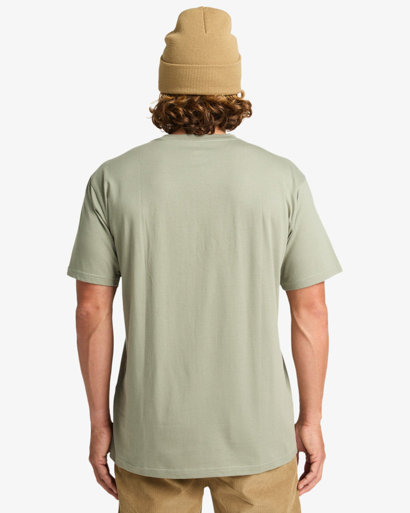 Camiseta Billabong Arch Frame Green Light