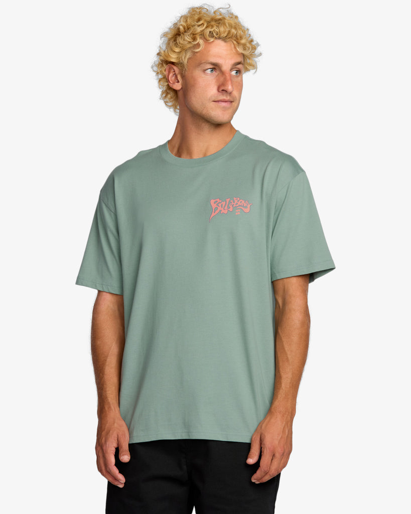 Camiseta Billabong Morning Haze Regular Green Light