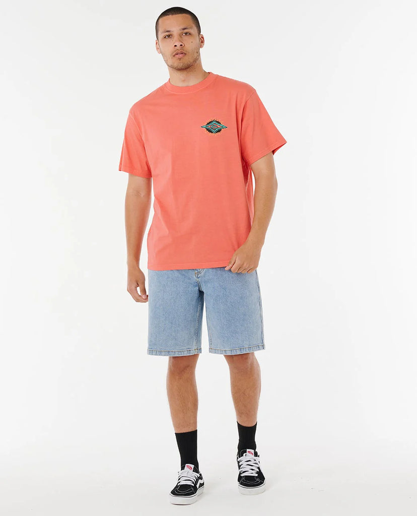 Camiseta Rip Curl Raw Burst Tee Coral