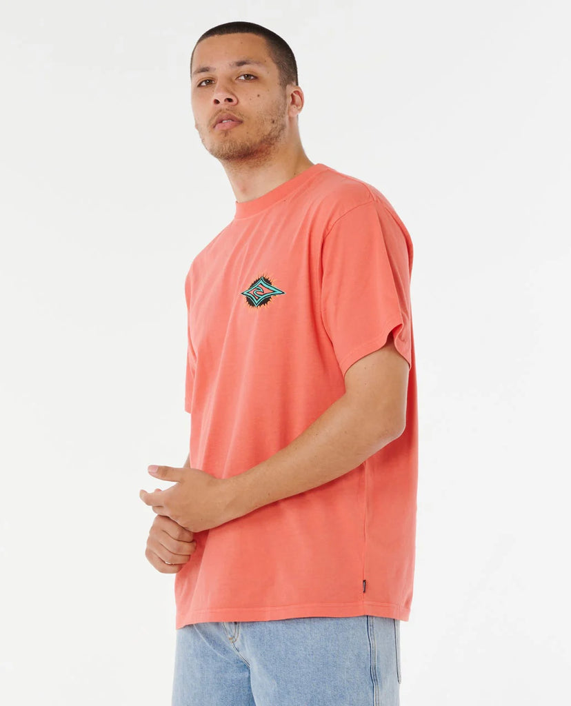 Camiseta Rip Curl Raw Burst Tee Coral