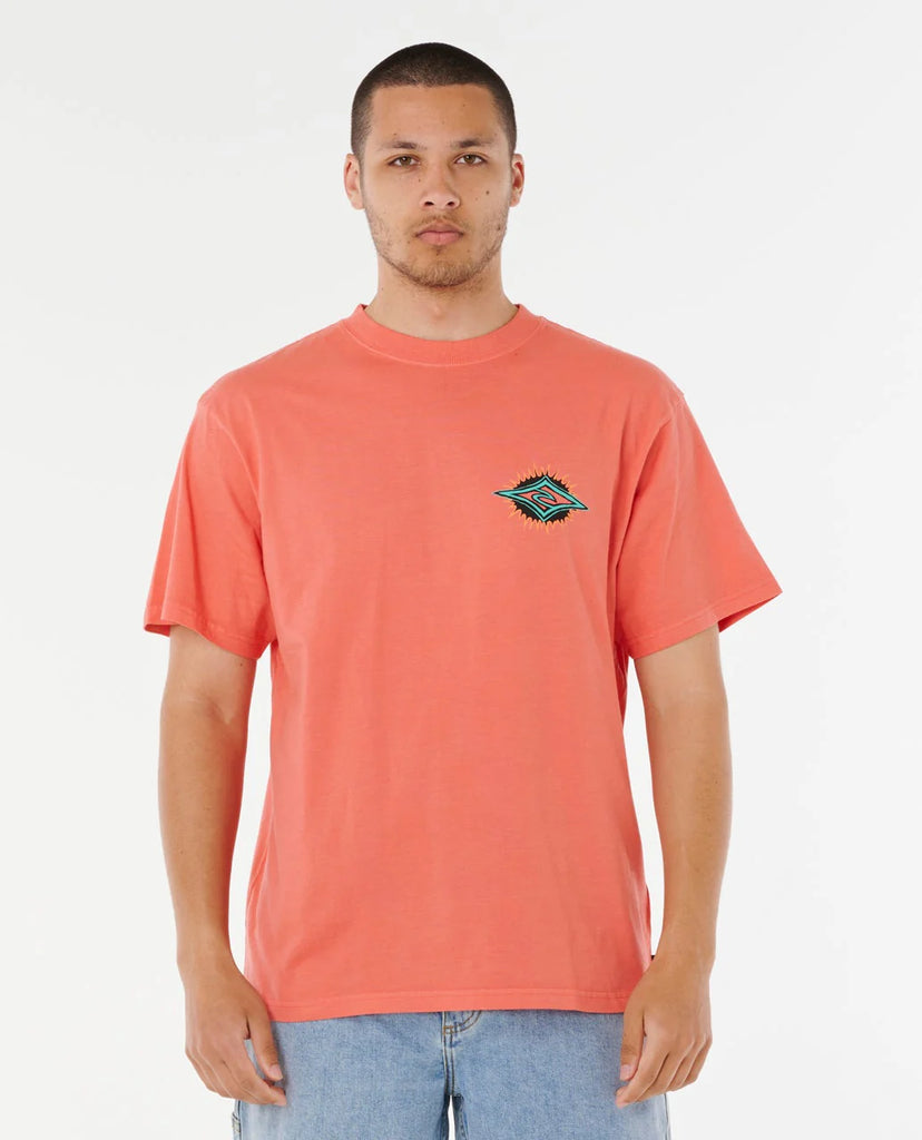 Camiseta Rip Curl Raw Burst Tee Coral