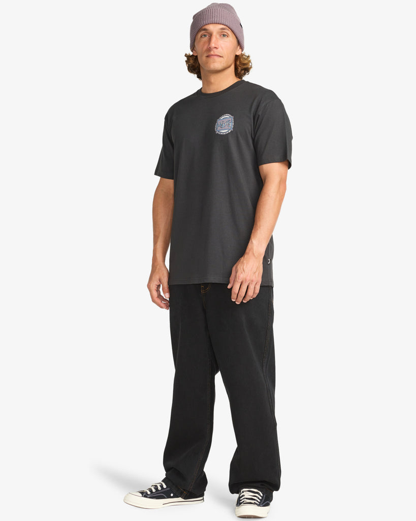 Camiseta Billabong Crayon Waves Dark Grey