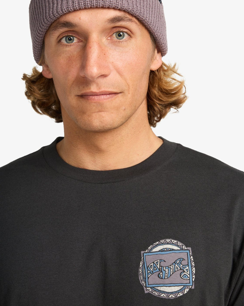 Camiseta Billabong Crayon Waves Dark Grey