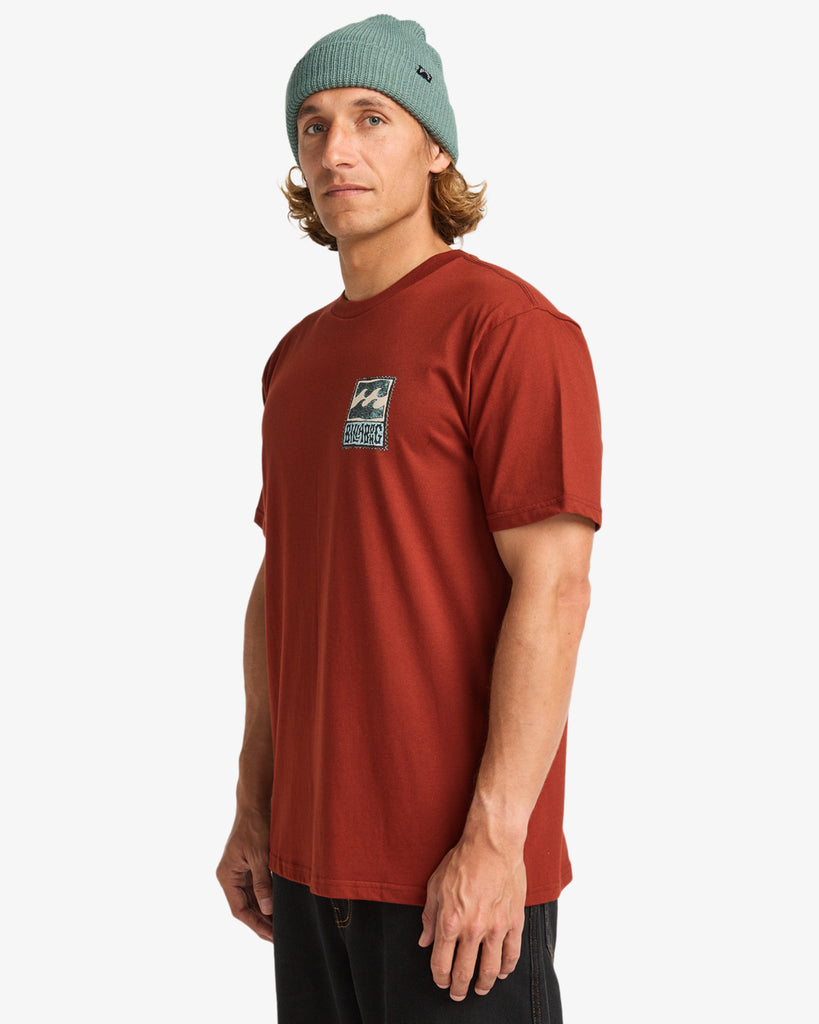 Camiseta Billabong Stamp Dark Red