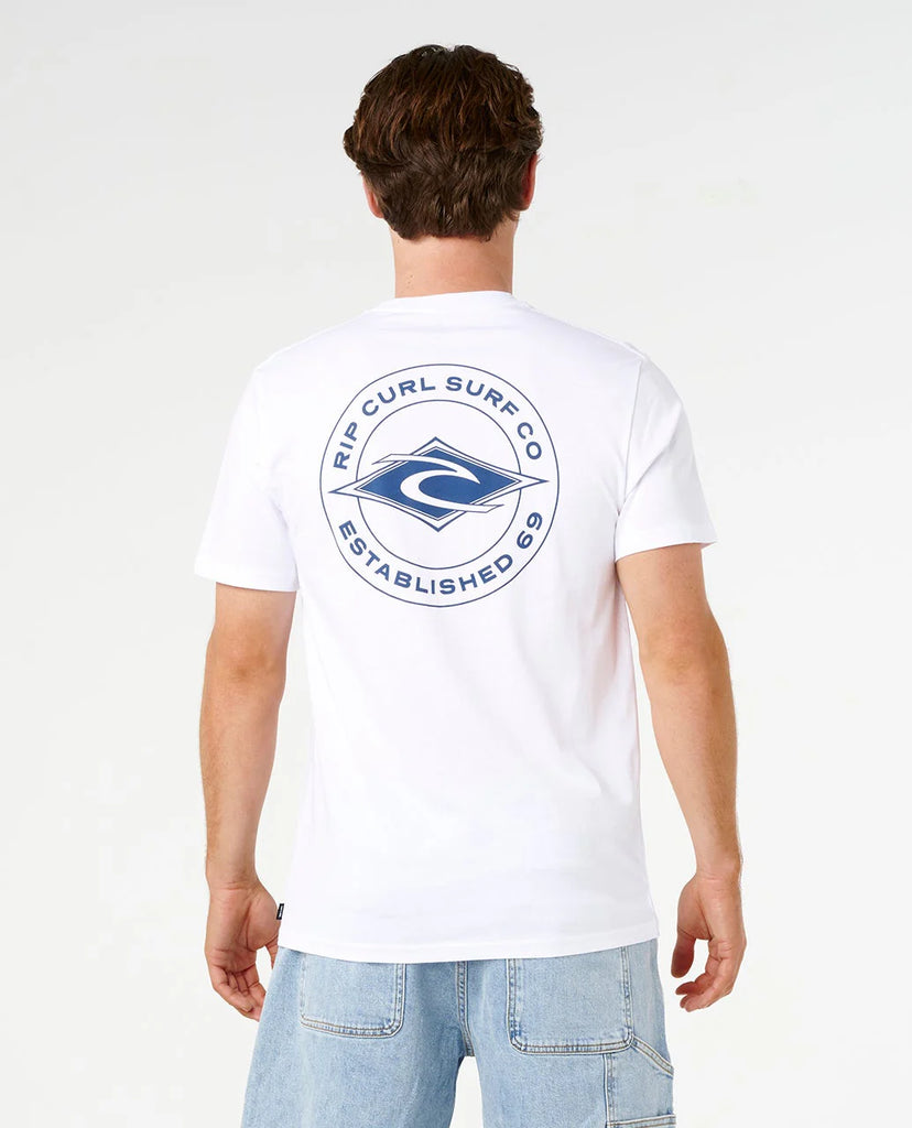 Camiseta Rip Curl Staple Tee White