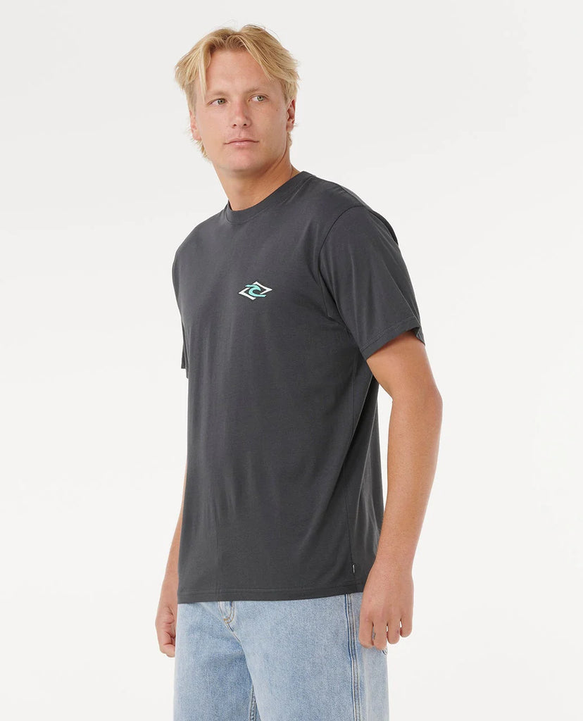 Camiseta Rip Curl Legacy Tee Washed Black