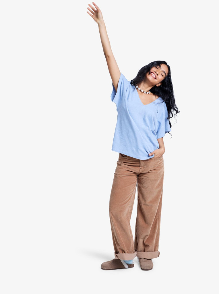 Camiseta Roxy Nightfall Blue Blizzard