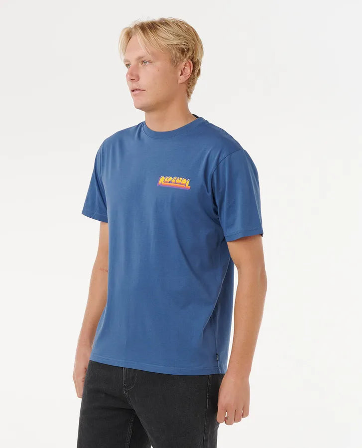Camiseta Rip Curl Surf Trip Tee Light Navy