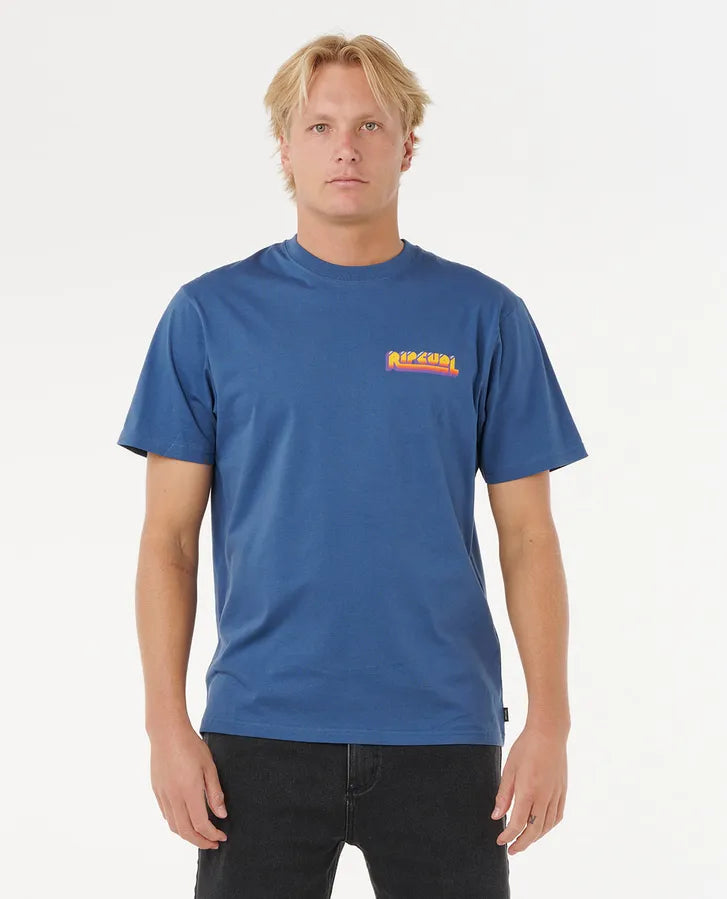 Camiseta Rip Curl Surf Trip Tee Light Navy